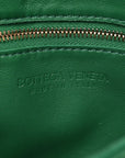 Lambskin Maxi Intrecciato Cassette Crossbody Bag Racing Green