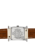 Stainless Steel Alligator Diamond Bezel Mother of Pearl 21mm Heure H Hour Quartz Watch Blanc