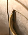 Soft Grained Calfskin Small Sangle Bucket Bag Taupe