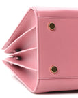 Calfskin Small Sac De Jour Dark Rose