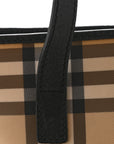 House Check Studded Small Tote Black
