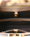 Taurillon Snakeskin Capucines BB Galet