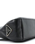 Nappa Mini Triangle Hobo Black