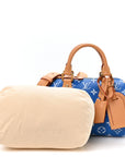 Calfskin Monogram Speedy P9 Bandouliere 20 Blue