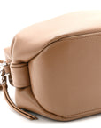 Supple Lambskin Bow Pouch Camel