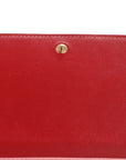 GCCIssima Signature Bowy Chain Wallet Hibiscus Red