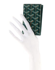 Goyardine Saint Pierre Card Holder Green