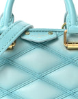 Lambskin Malletage Alma Nano Lagoon Blue