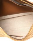 Yarn Raffia Effect Crochet Large Aimée Shoulder Bag Natural