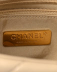 Lambskin Quilted Medium CHNL 19 Flap Beige