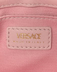 Lambskin Quilted Mini Kleio Crossbody Bag Light Pink