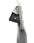 Dauphine Large Miss Sicily Satchel Black