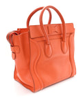 Smooth Calfskin Mini Luggage Orange