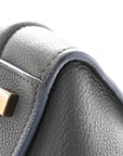 Baby Grained Calfskin Medium Phantom Luggage Kohl