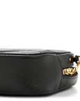 Grain De Poudre Matelasse Monogram Mini Lou Camera Bag Black