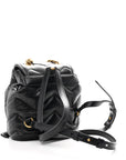 Nappa Chevron Matelasse GG Marmont Backpack Black