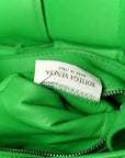 Nappa Maxi Intreccio Padded Cassette Crossbody Bag Parakeet