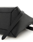 Grained Calfskin Mini Belt Bag Black