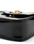 Patent Mini La Medusa Bag Black