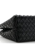 Nappa Intrecciato Small East West Andiamo Shoulder Bag Black