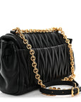 Nappa Matelasse Shoulder Bag Black