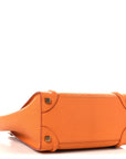 Goatskin Micro Luggage Light Orange