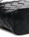 Calfskin Intrecciato Bang Bang Vanity Case Black