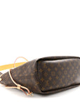 Monogram Inside Out Neverfull Bandouliere MM Jaune Safran