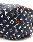 Calfskin Monogram Speedy P9 Bandouliere 30 Indigo