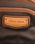 Nappa Matelasse Bauletto Top Handle Bowler Cammeo