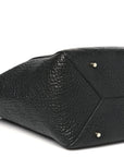 Heritage Grain Check Embossed Medium Dewsbury Tote Black