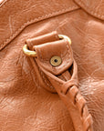 Agneau Arena Gold Hardware Medium Le City Camel