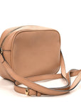 Pebbled Calfskin Small Soho Disco Bag Camelia