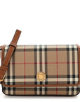 E-Canvas Vintage Check Hampshire Crossbody Archive Beige