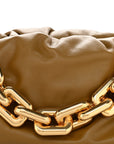 Calfskin The Pouch Chain Teak
