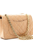 Aged Calfskin Quilted 2.55 Reissue Mini Flap Beige