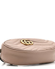 Calfskin Matelasse GG Marmont Belt Bag 75 30 Porcelain Rose