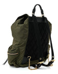 Nylon Large Rucksack Backpack Canvas Green