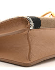 Derby Calfskin House Check Baby Macken Crossbody Bag Camel