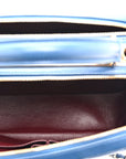 Lambskin Quilted Medium Trendy CC Bowling Bag Blue