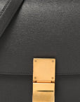 Liege Calfskin Medium Classic Box Flap Bag Liquorice