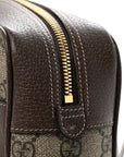 GG Supreme Monogram Web Small Ophidia Shoulder Bag Brown