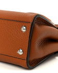Cuoio Romano Snakeskin Selleria Mini Peekaboo Iconic Satchel Cappuccino