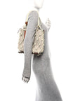 Canvas Calfskin Le Petit Filet Pralu Natural