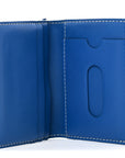 Goyardine Saint Marc Folding Card Case Sky Blue