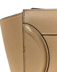 Drummed Calfskin Micro Luggage Dune