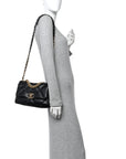 Lambskin Quilted Medium CHNL 19 Flap Black