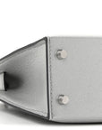 Metallic Chevre Chamkilight Mini Kelly Sellier 20 Argent