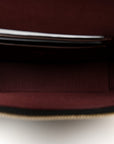 Caviar Quilted Top Handle Slim Vanity With Chain Black