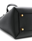 Grained Calfskin Mini Belt Bag Black